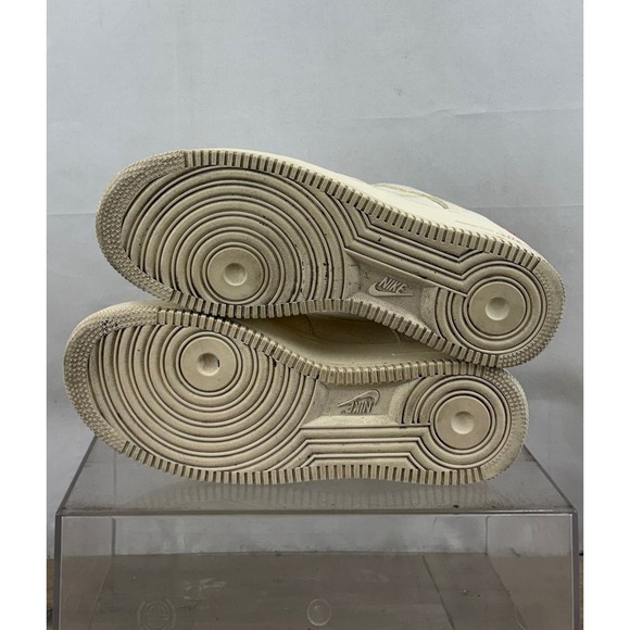 Nike Air Force 1 Low "Just Do It" Kiss Logo Beige Women US 9.5 DQ7656 100 - Picture 6 of 10